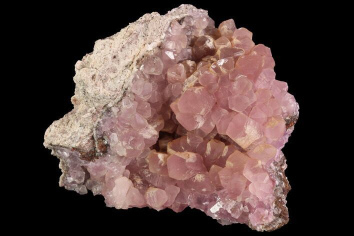 Cobaltoan Calcite Crystal Cluster - Bou Azzer, Morocco #90322